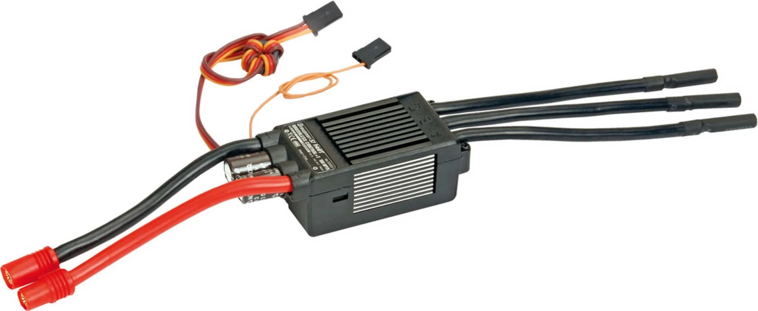 GRAUPNER BRUSHLESS CONTROL+ T 160 OPTO G6 REGLER 2 GRAUPNER BRUSHLESS CONTROL+ T 160 OPTO G6 REGLER - Image 2