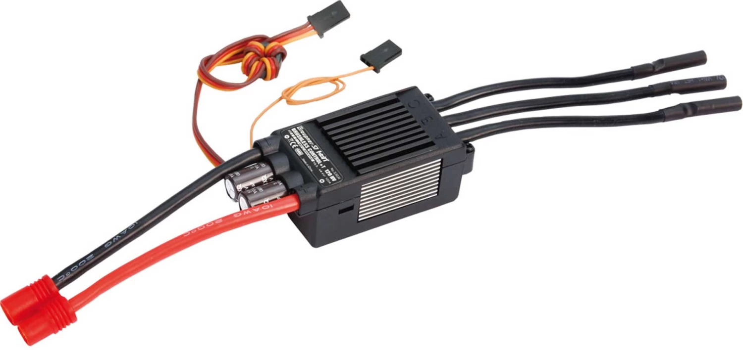 GRAUPNER BRUSHLESS CONTROL+ T 120 HV G6 REGLER 2 GRAUPNER BRUSHLESS CONTROL+ T 120 HV G6 REGLER - Image 2