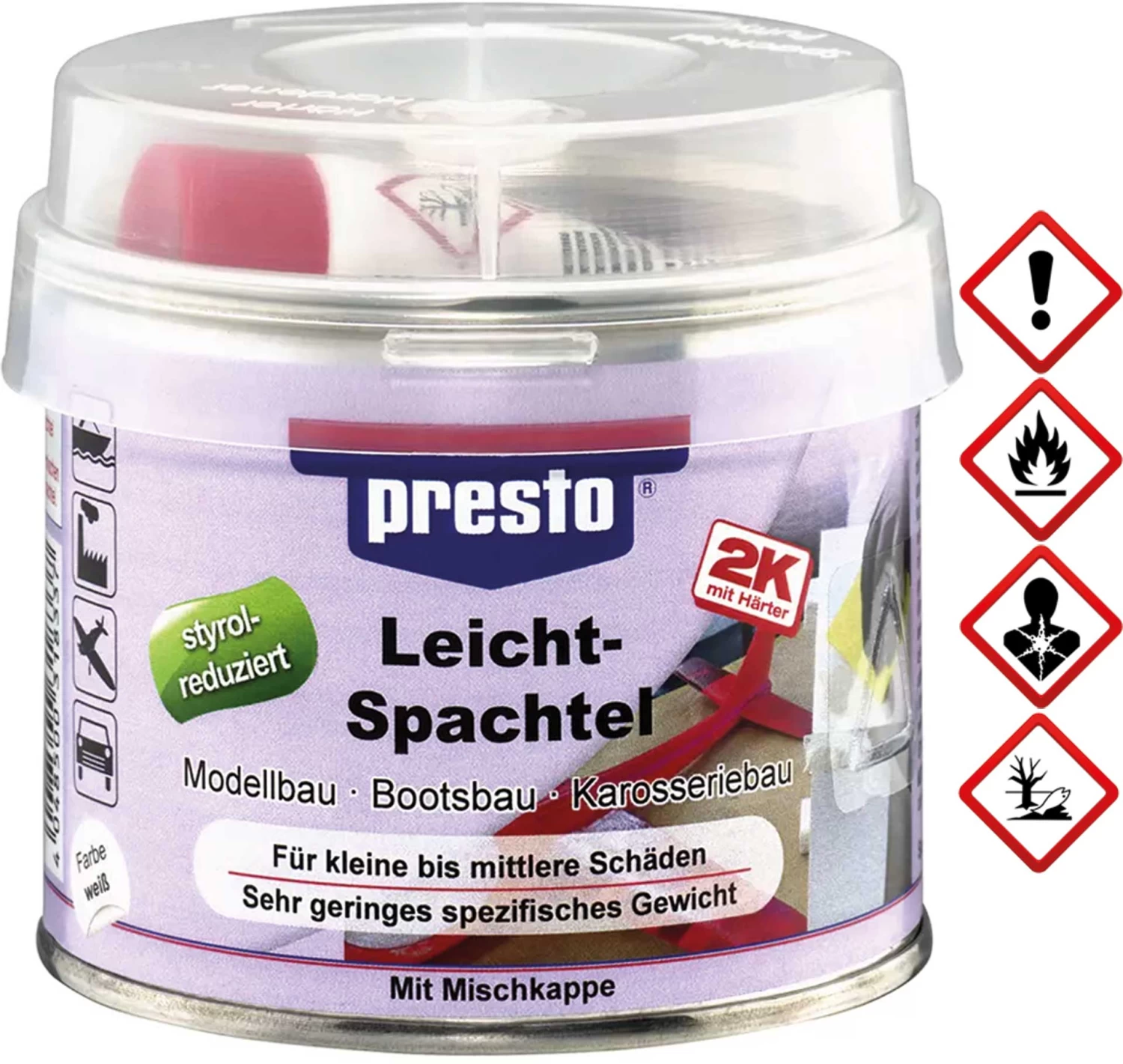 PRESTOLITH EASY LEICHTSPACHTEL 125G 1 PRESTOLITH EASY LEICHTSPACHTEL 125G