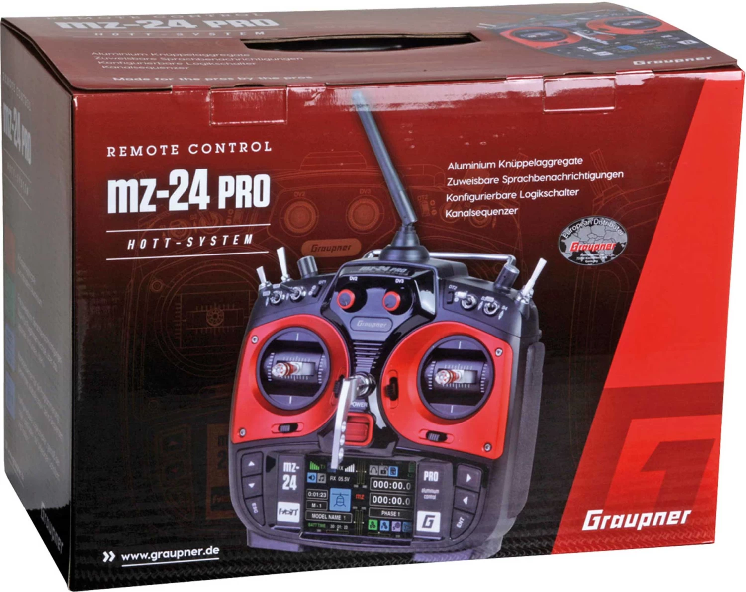 GRAUPNER MZ-24 PRO HOTT Einzelsender 2,4Ghz Fernsteuerung 4 GRAUPNER MZ-24 PRO HOTT Einzelsender 2,4Ghz Fernsteuerung - Image 4