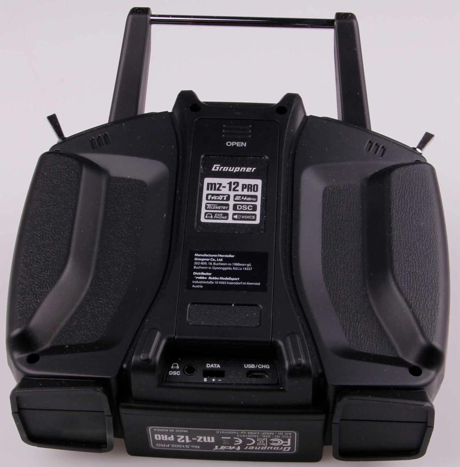 GRAUPNER MZ-12 PRO HOTT Einzelsender 2,4Ghz Fernsteuerung 3 GRAUPNER MZ-12 PRO HOTT Einzelsender 2,4Ghz Fernsteuerung - Image 3