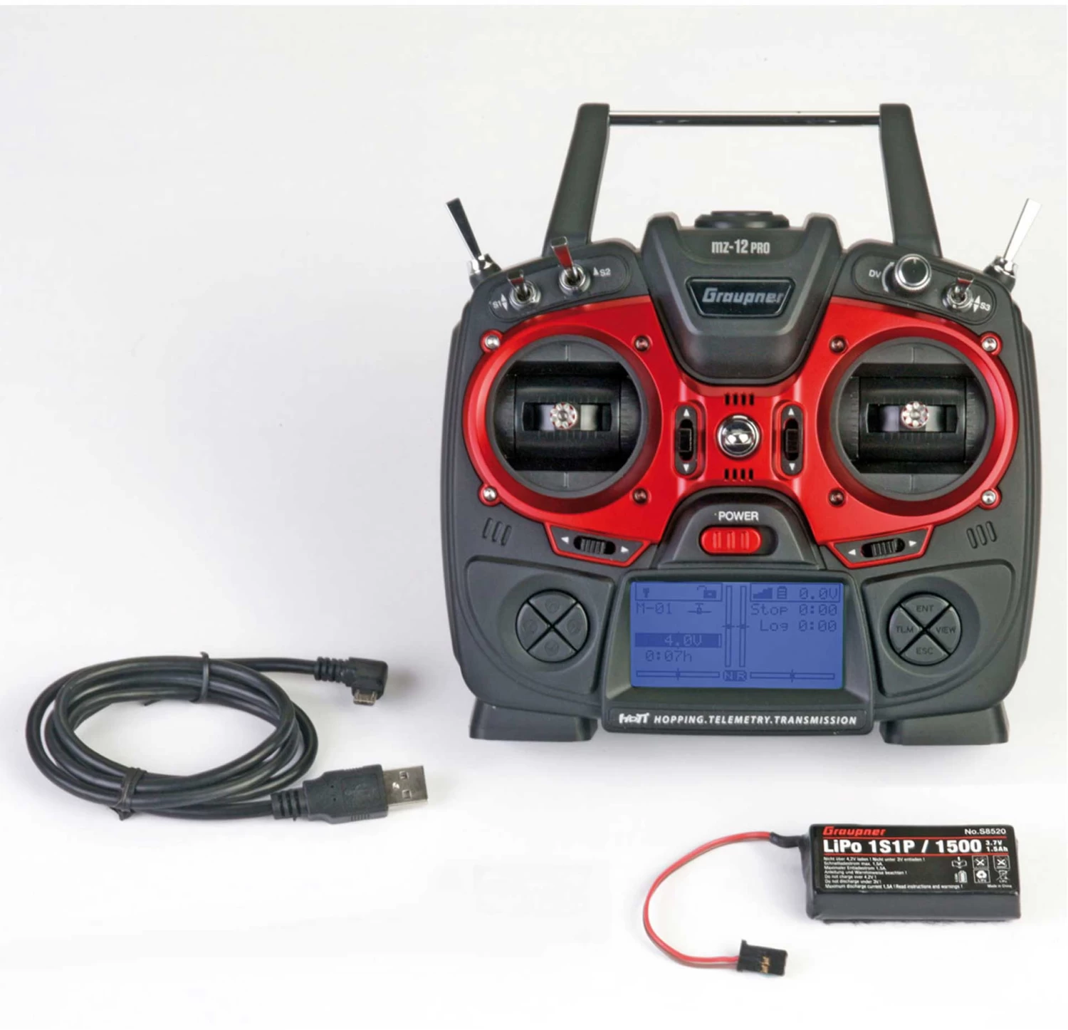 GRAUPNER MZ-12 PRO HOTT Einzelsender 2,4Ghz Fernsteuerung 6 GRAUPNER MZ-12 PRO HOTT Einzelsender 2,4Ghz Fernsteuerung - Image 6