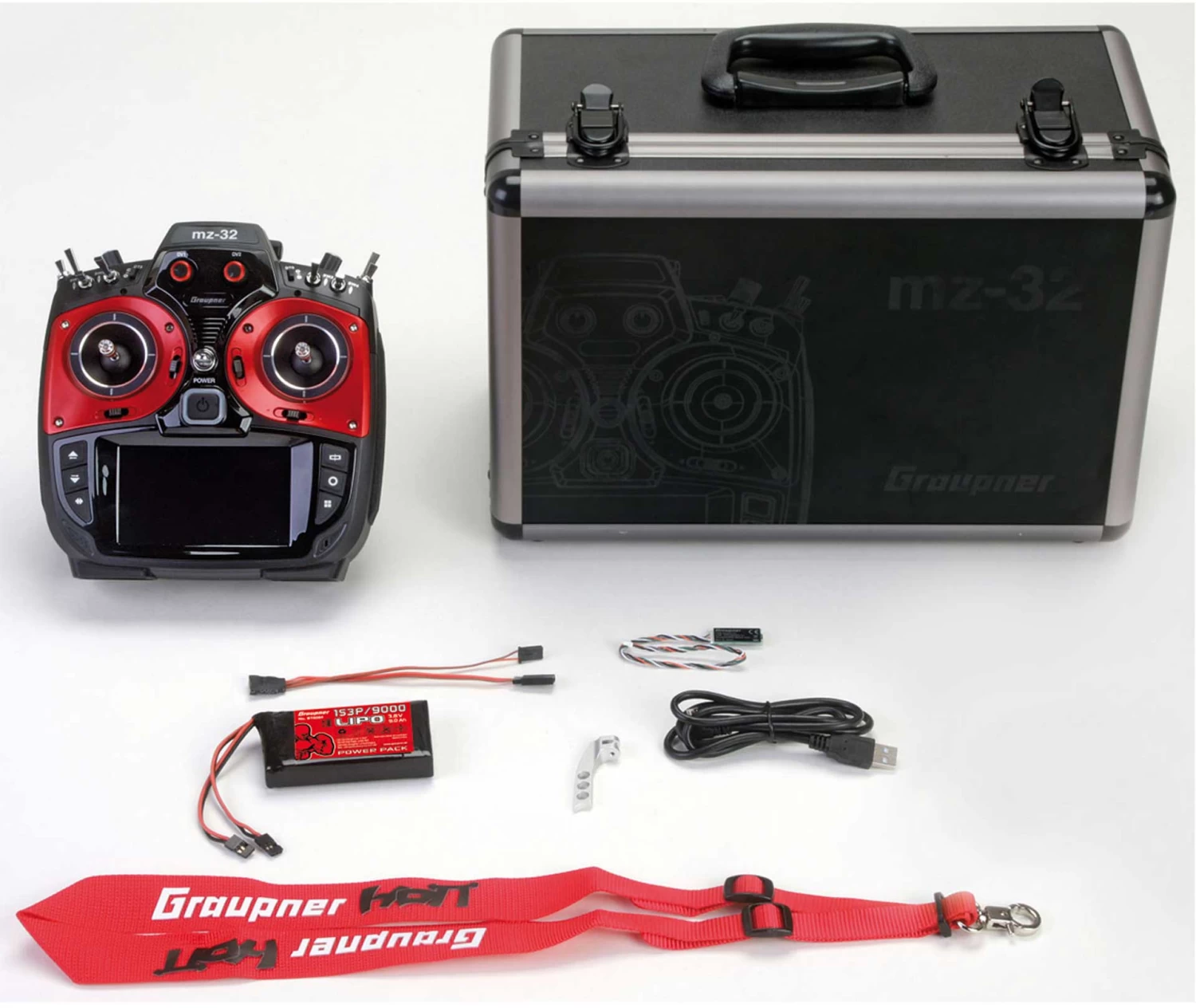 GRAUPNER MZ-32 HOTT Einzelsender 2,4Ghz Fernsteuerung 3 GRAUPNER MZ-32 HOTT Einzelsender 2,4Ghz Fernsteuerung - Image 3