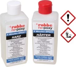 Robbe Modellsport RO-POXY 5 MINUTEN EPOXYDHARZKLEBER 500G JE 250G HARZ+HÄRTER