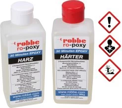 Robbe Modellsport RO-POXY 30 MINUTEN EPOXYDHARZKLEBER 500G JE 250G HARZ+HÄRTER