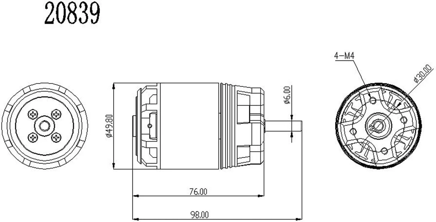 Robbe Modellsport RO-POWER TORQUE 5030 310 K/V BRUSHLESS 2 Robbe Modellsport RO-POWER TORQUE 5030 310 K/V BRUSHLESS - Image 2