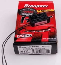 GRAUPNER FALCON 12 PLUS HOTT 3-Achs-Gyro + Vario + Antennendiversity 6 GRAUPNER FALCON 12 PLUS HOTT 3-Achs-Gyro + Vario + Antennendiversity -Flight Model Parts Store 9757624b