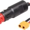 Robbe Modellsport ISDT ANSCHLUSSKABEL ZIGARETTENANZÜNDER ADAPTERKABEL XT-60 BUCHSE AUF 12V KFZ-STECKER 50CM 2,5MM² SILIKONKABEL