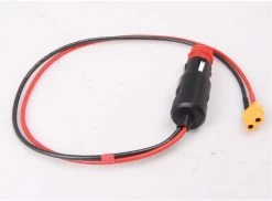 Robbe Modellsport ISDT ANSCHLUSSKABEL ZIGARETTENANZÜNDER ADAPTERKABEL XT-60 BUCHSE AUF 12V KFZ-STECKER 50CM 2,5MM² SILIKONKABEL -Flight Model Parts Store 9758992b