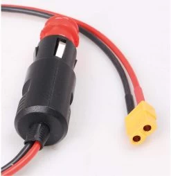 Robbe Modellsport ISDT ANSCHLUSSKABEL ZIGARETTENANZÜNDER ADAPTERKABEL XT-60 BUCHSE AUF 12V KFZ-STECKER 50CM 2,5MM² SILIKONKABEL -Flight Model Parts Store 9758992d