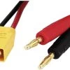 Robbe Modellsport LADEKABEL XT-90 SILIKON 30CM 14AWG 1STK. Mit Bananenstecker