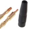 Robbe Modellsport Goldkontakt Bananenstecker 4mm Mit ROT/SCHWARZ 1Paar