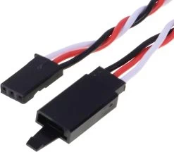 Robbe Modellsport Verlängerungskabel Futaba Verdrillt 750mm 22AWG/0,32MM² Mit Steckersicherung 1Stk.