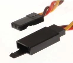 Robbe Modellsport Verlängerungskabel Graupner Verdrillt 100mm 22AWG/0,32MM² Mit Steckersicherung 1Stk.