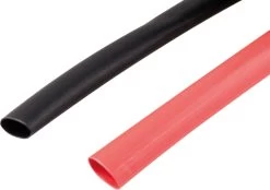 Robbe Modellsport SCHRUMPFSCHLAUCH 1M ROT/1M SCHWARZ 12MM FLACHMASS: 21MM