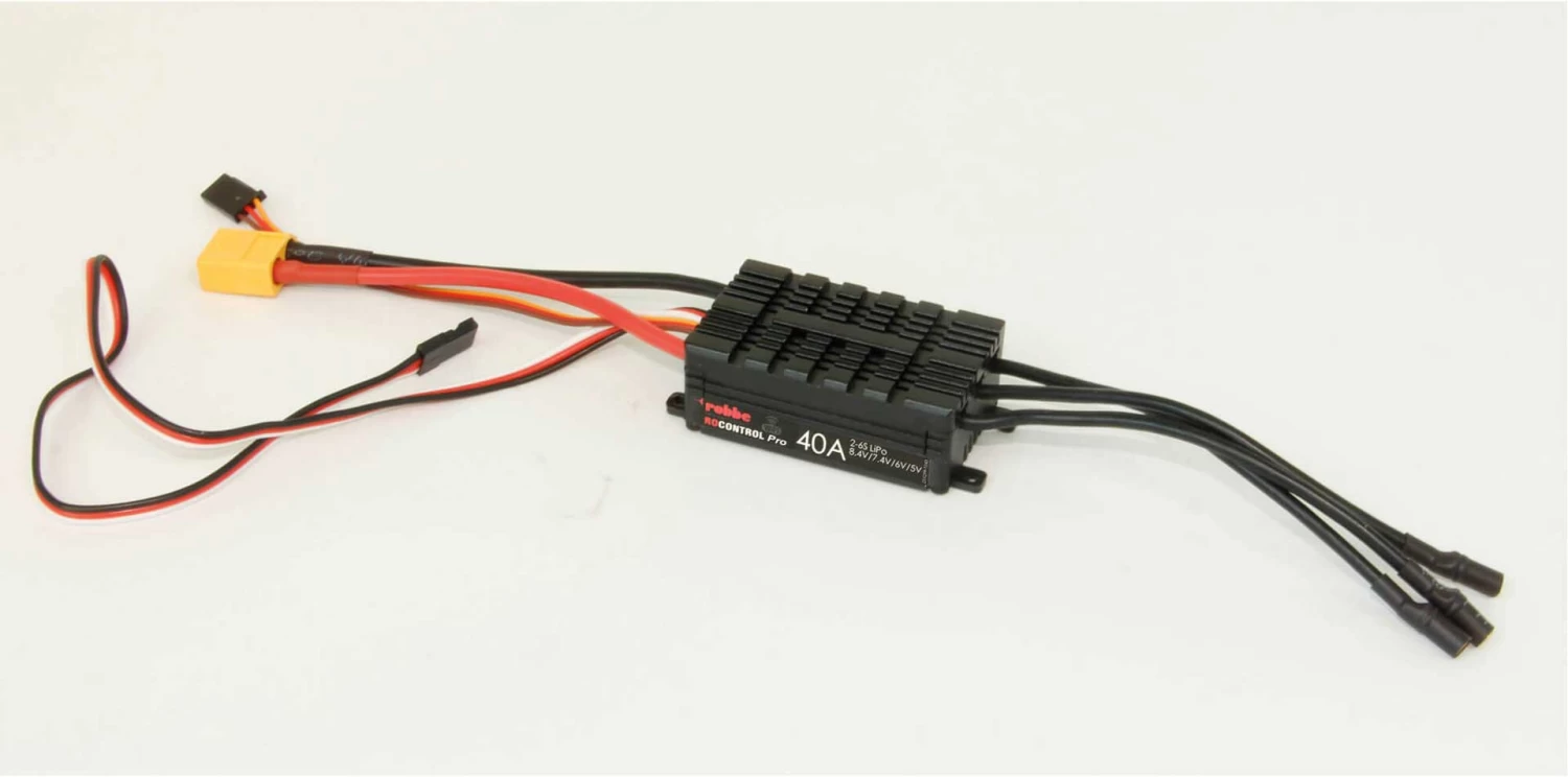 Robbe Modellsport RO-CONTROL PRO WIFI 2-6S 40A HV-BEC XT-60 / 3,5mm Goldkontaktbuchsen Regler 2 Robbe Modellsport RO-CONTROL PRO WIFI 2-6S 40A HV-BEC XT-60 / 3,5mm Goldkontaktbuchsen Regler - Image 2