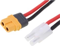 Robbe Modellsport Ladekabel Für ISDT/SKYRC TAMIYA Buchse Ladegerätseite = XT-60 Buchse,500MM, 14AWG 1Stk.