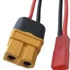 Robbe Modellsport Ladekabel Für ISDT/SKYRC BEC/JST Stecker Ladegerätseite = XT-60 Buchse,500MM, 18AWG 1Stk.