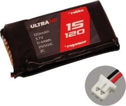 Robbe Modellsport RO-POWER ULTRA HP 120MAH 3,7 VOLT 1S MOLEX 1.25/ULTRA MICRO 25(50)C LIPO AKKU