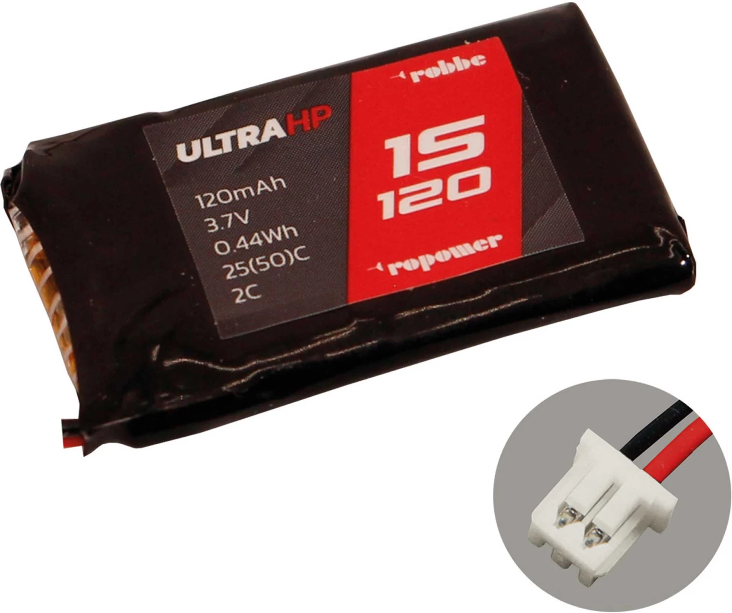 Robbe Modellsport RO-POWER ULTRA HP 120MAH 3,7 VOLT 1S MOLEX 1.25/ULTRA MICRO 25(50)C LIPO AKKU 1 Robbe Modellsport RO-POWER ULTRA HP 120MAH 3,7 VOLT 1S MOLEX 1.25/ULTRA MICRO 25(50)C LIPO AKKU