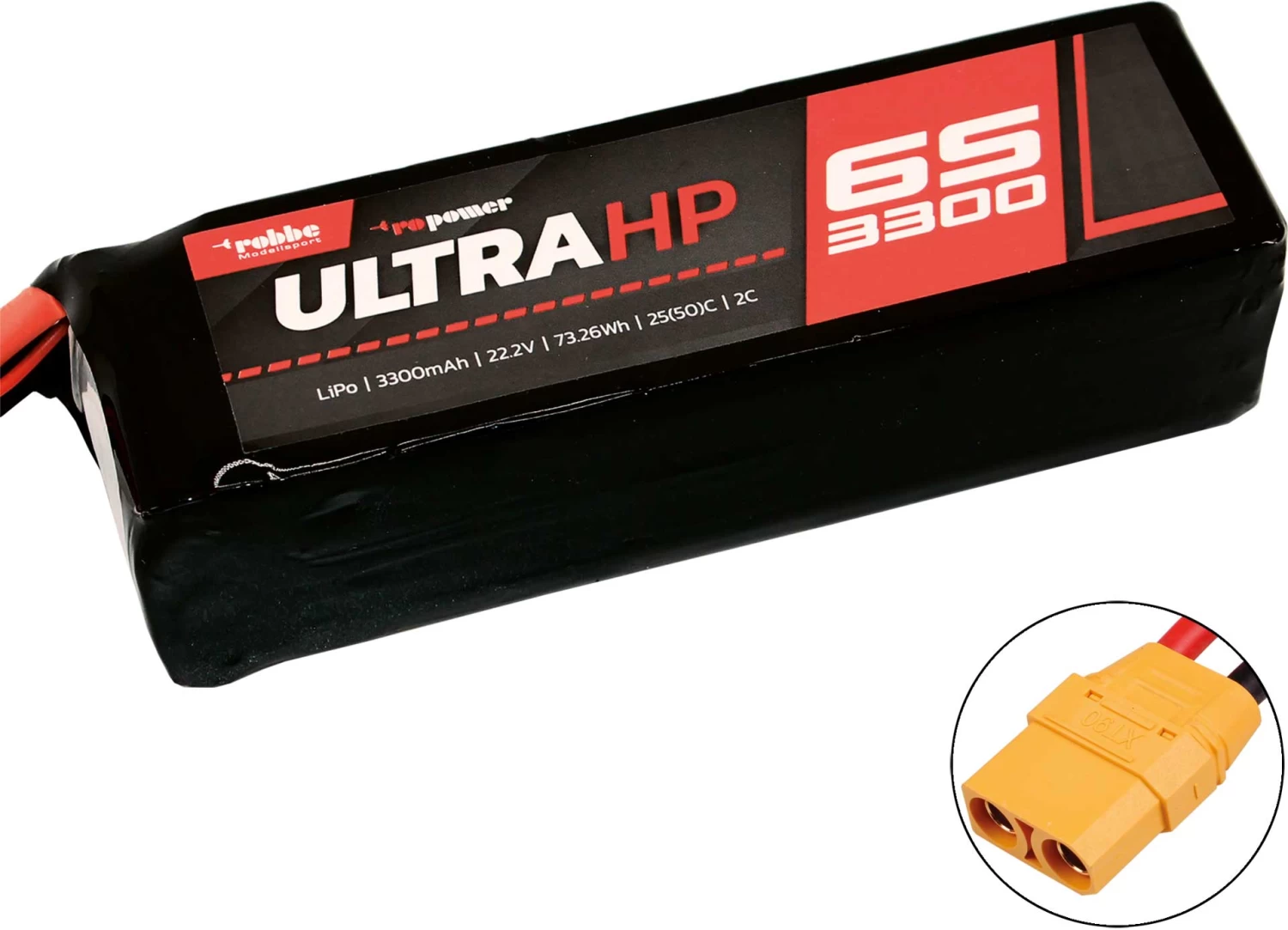 Robbe Modellsport RO-POWER ULTRA HP 3300MAH 22,2 VOLT 6S 25(50)C LIPO AKKU 1 Robbe Modellsport RO-POWER ULTRA HP 3300MAH 22,2 VOLT 6S 25(50)C LIPO AKKU