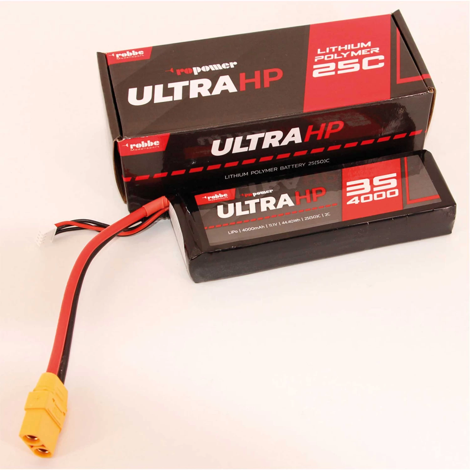 Robbe Modellsport RO-POWER ULTRA HP 4000MAH 11,1 VOLT 3S 25(50)C LIPO AKKU 2 Robbe Modellsport RO-POWER ULTRA HP 4000MAH 11,1 VOLT 3S 25(50)C LIPO AKKU - Image 2