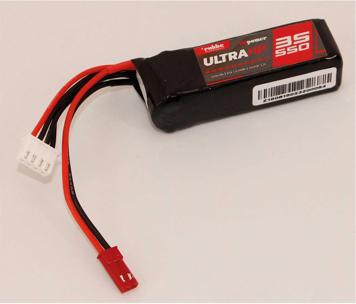 Robbe Modellsport RO-POWER ULTRA HP 550MAH 11,1 VOLT 3S 25(50)C LIPO AKKU 2 Robbe Modellsport RO-POWER ULTRA HP 550MAH 11,1 VOLT 3S 25(50)C LIPO AKKU - Image 2