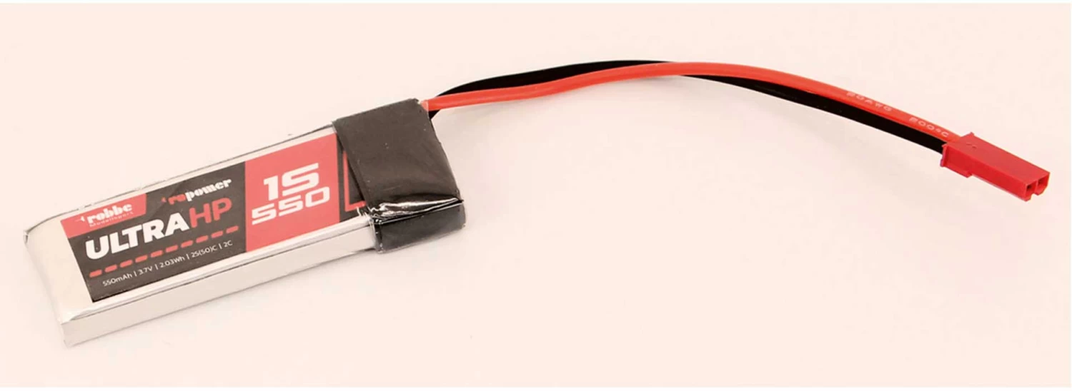 Robbe Modellsport RO-POWER ULTRA HP 550MAH 3,7 VOLT 1S 25(50)C LIPO AKKU 2 Robbe Modellsport RO-POWER ULTRA HP 550MAH 3,7 VOLT 1S 25(50)C LIPO AKKU - Image 2