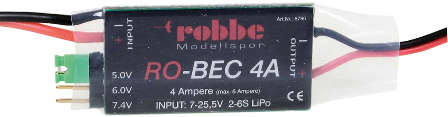 Robbe Modellsport RO-BEC 4A EMPFÄNGERSTROMVERSORGUNG 1 Robbe Modellsport RO-BEC 4A EMPFÄNGERSTROMVERSORGUNG