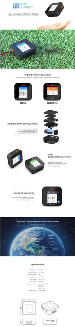 ISDT Q8 SMART CHARGER 500W MAX. 20A 1-7(8)S Ladegerät 7 ISDT Q8 SMART CHARGER 500W MAX. 20A 1-7(8)S Ladegerät -Flight Model Parts Store 9774737c