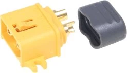 Robbe Modellsport XT-60 Stecker Mit Lötpin Abdeckung 100Stk. Großpackung (Kontakt = Stecker)