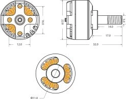 Robbe Modellsport RO-POWER TORQUE 2315 2750 K/V Brushless Motor F5K 2S -Flight Model Parts Store 9782165c