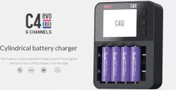 ISDT C4 Evo 4x AAA / AA Oder 18650 / 26700 Li-F E/Li-Ion Für USB-C Versorgung Ladegerät -Flight Model Parts Store 9782179d