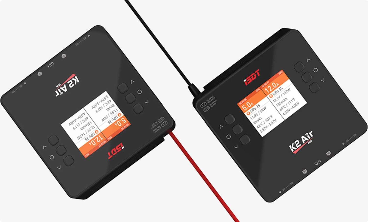 ISDT K2 Air Dual Charger 200 (500)W X2 AC/DC 1-6S Ladegerät Mit BattAir Technologie 4 ISDT K2 Air Dual Charger 200 (500)W X2 AC/DC 1-6S Ladegerät Mit BattAir Technologie - Image 4