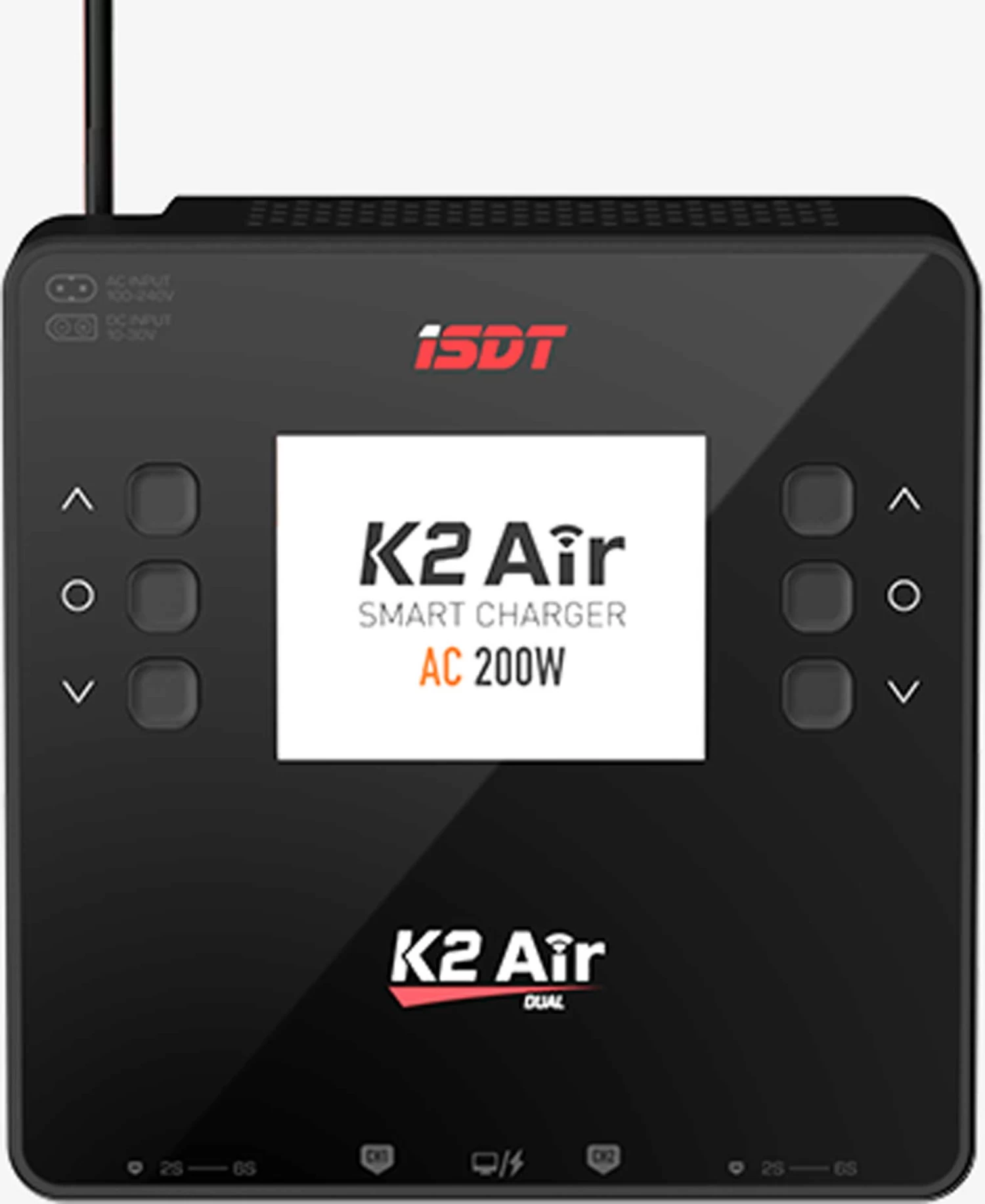 ISDT K2 Air Dual Charger 200 (500)W X2 AC/DC 1-6S Ladegerät Mit BattAir Technologie 6 ISDT K2 Air Dual Charger 200 (500)W X2 AC/DC 1-6S Ladegerät Mit BattAir Technologie - Image 6