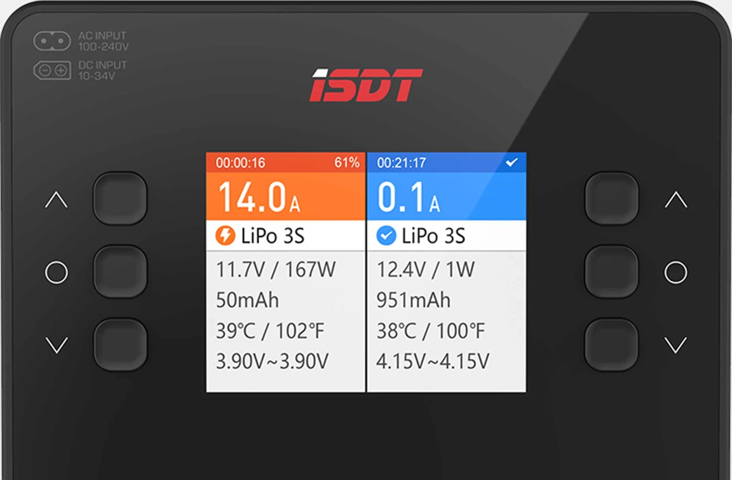 ISDT K2 Air Dual Charger 200 (500)W X2 AC/DC 1-6S Ladegerät Mit BattAir Technologie 7 ISDT K2 Air Dual Charger 200 (500)W X2 AC/DC 1-6S Ladegerät Mit BattAir Technologie - Image 7