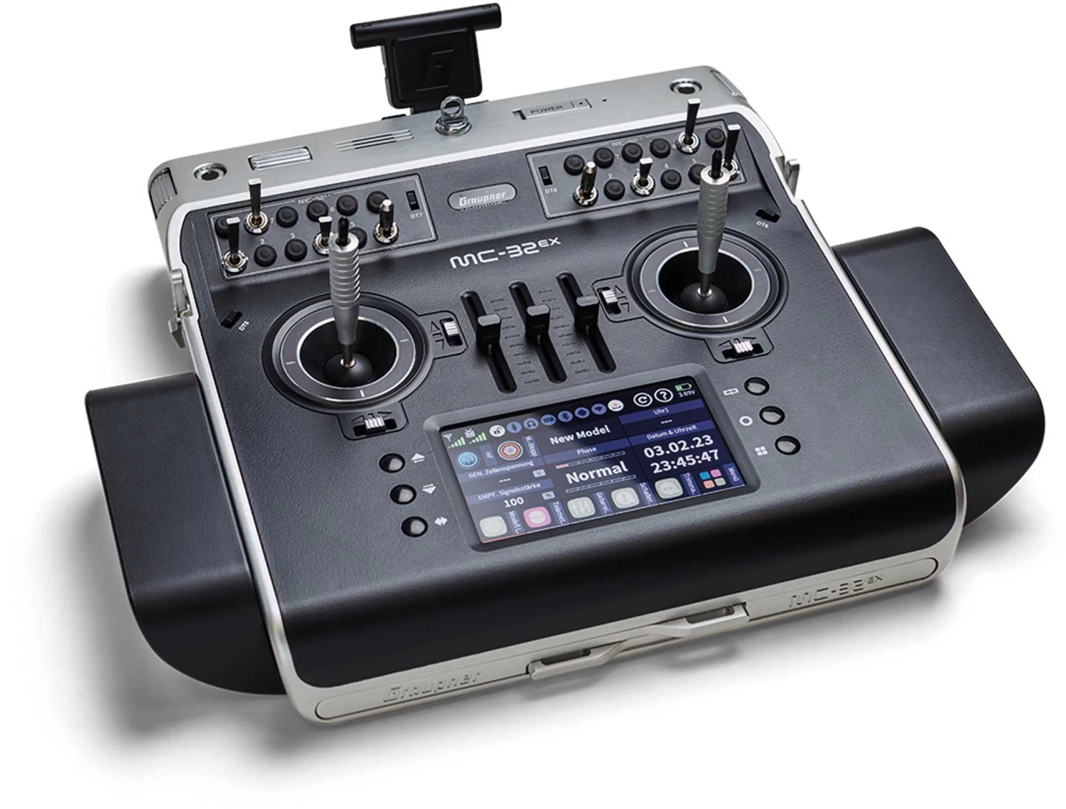 GRAUPNER MC-32ex Sender HoTT 2.4GHz Fernsteuerung 1 GRAUPNER MC-32ex Sender HoTT 2.4GHz Fernsteuerung