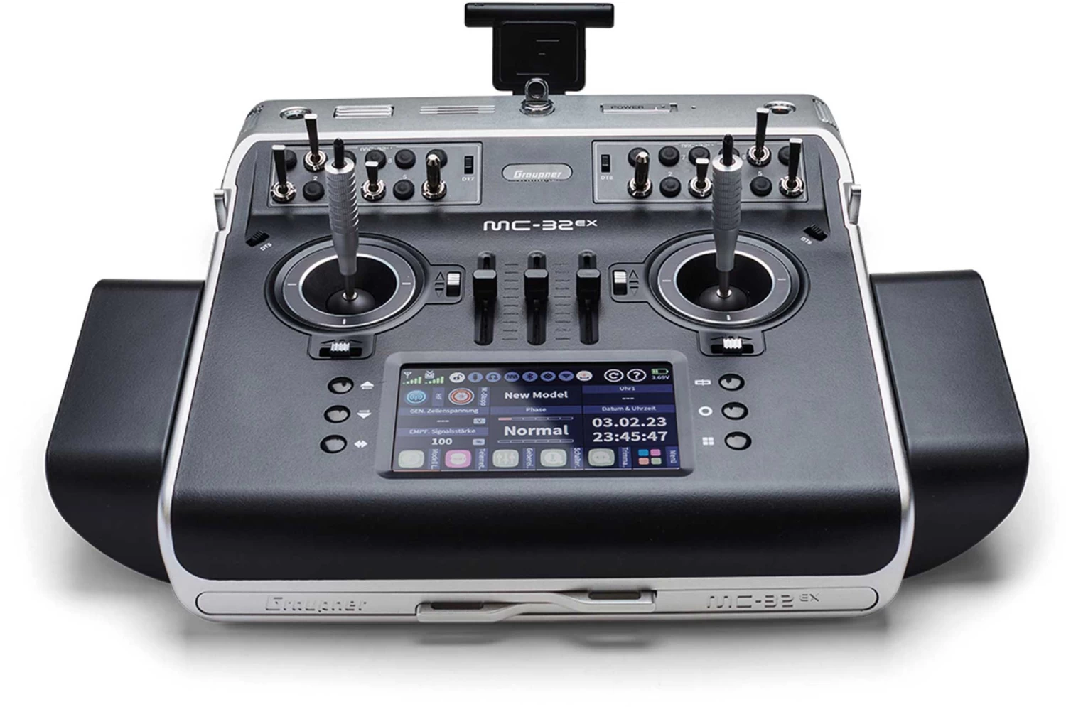 GRAUPNER MC-32ex Sender HoTT 2.4GHz Fernsteuerung 2 GRAUPNER MC-32ex Sender HoTT 2.4GHz Fernsteuerung - Image 2